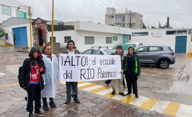  Interapas se compromete a frenar descargas residuales al Río Paisanos