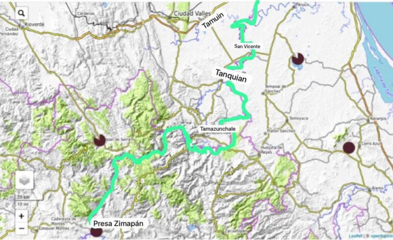  Apertura de presa Zimapán elevará niveles del río Moctezuma y afectará a 4 municipios