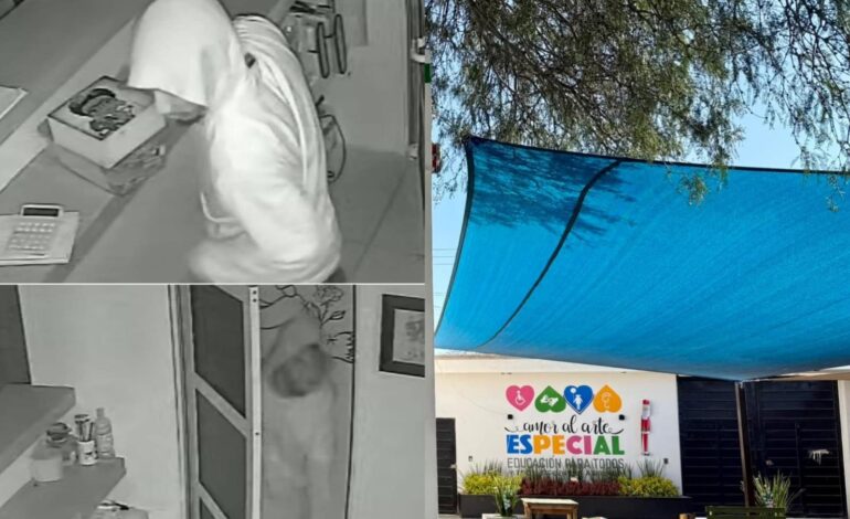  Roban a centro gratuito de educación inclusiva en la capital