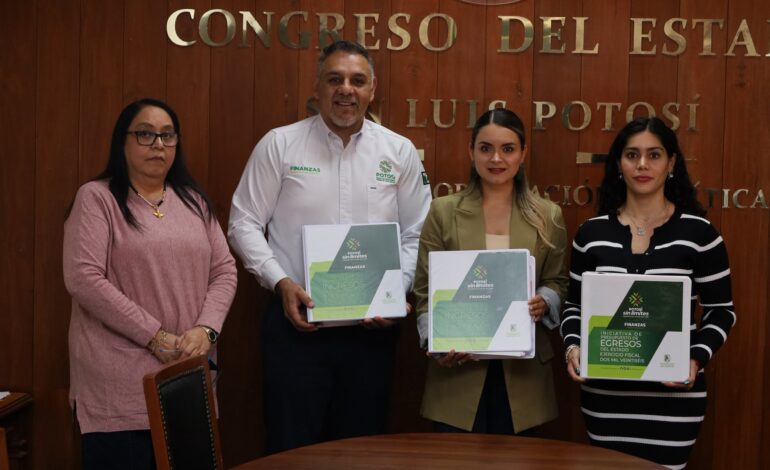  Congreso de SLP recibe el Paquete Económico 2026