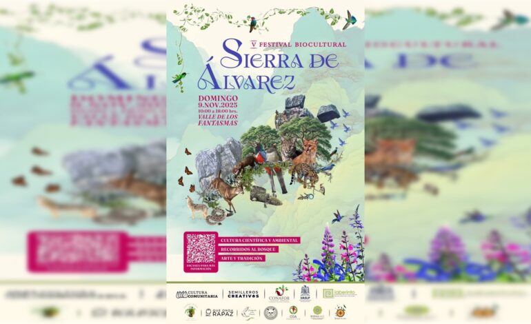  Realizarán el V Festival Biocultural Sierra de Álvarez, Valle de los Fantasmas