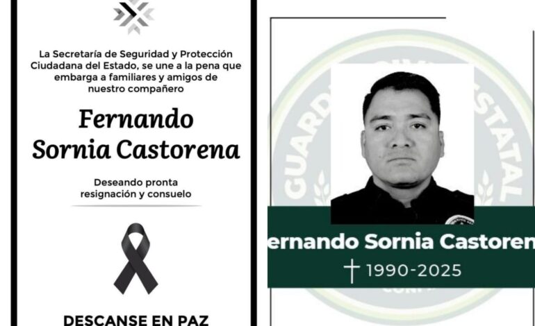  Asesinan a elemento de la GCE en la capital potosina
