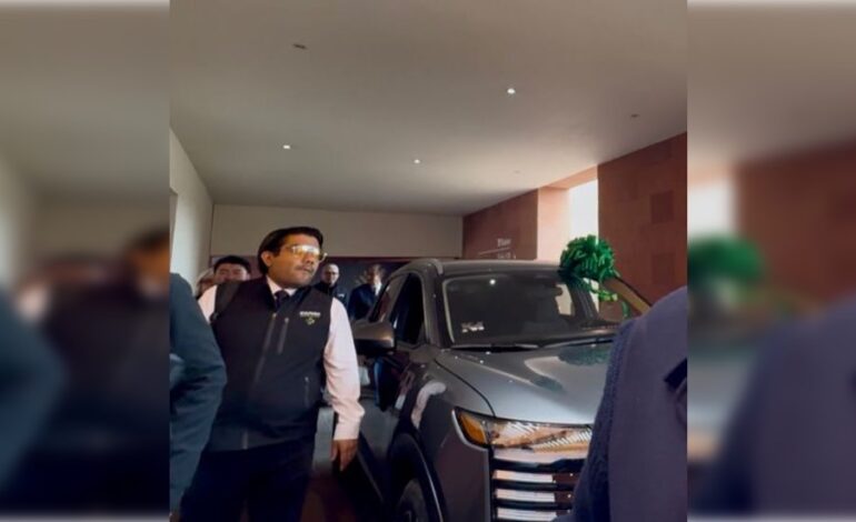  Video | Presidenta del Congreso de SLP gana automóvil en rifa del gobernador