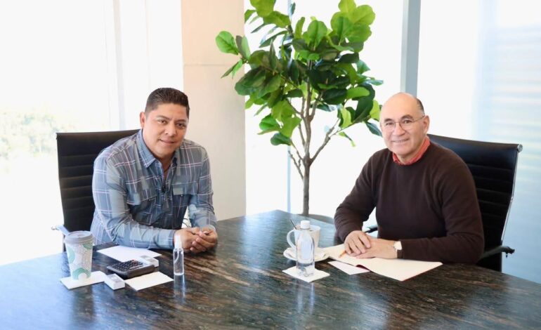  El Realito e Interapas, los temas abordados en reunión de Galindo y Gallardo