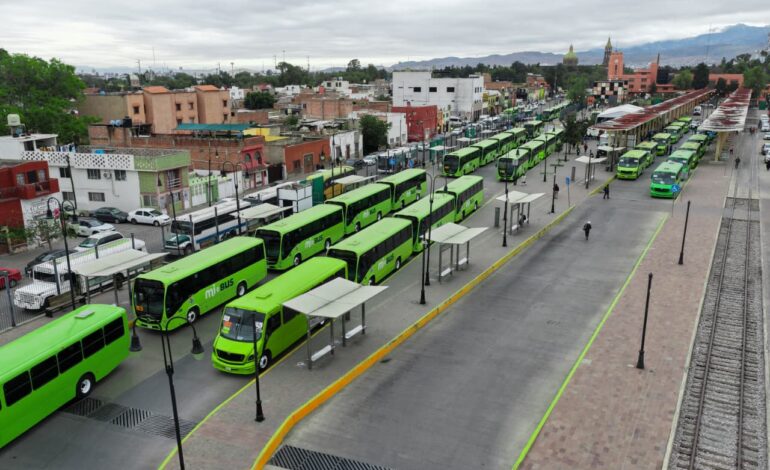  Renuevan 50 unidades del transporte público en SLP