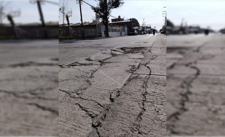  Ante hundimientos en el sitio, piden revisar contrato con la constructora del colector Saucito