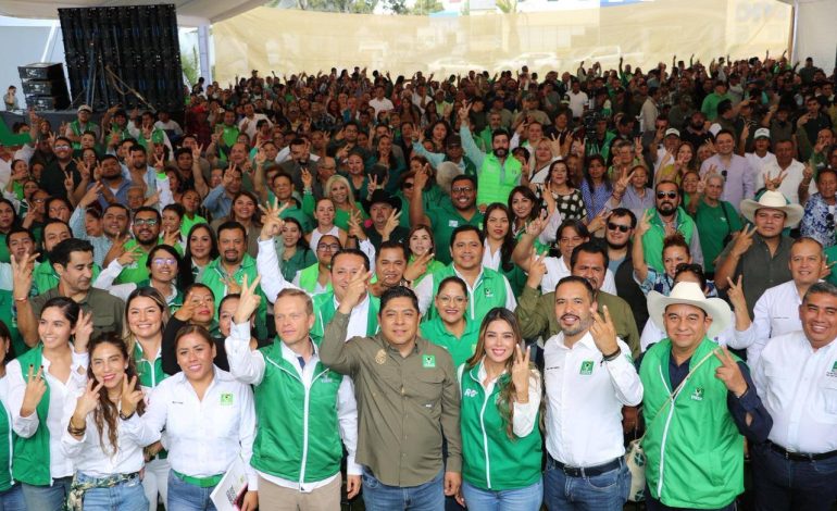  PVEM fracasa en su meta de afiliar un millón de potosinos y queda por debajo de Morena