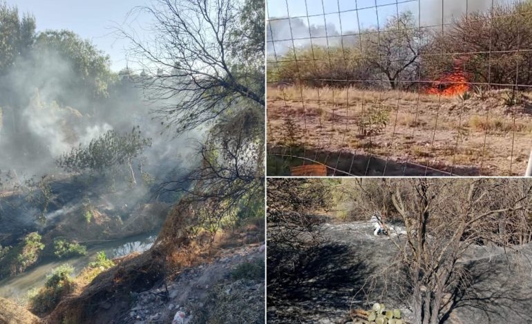  Vecinos controlaron incendios en el río Paisanos ante el desdén de las autoridades