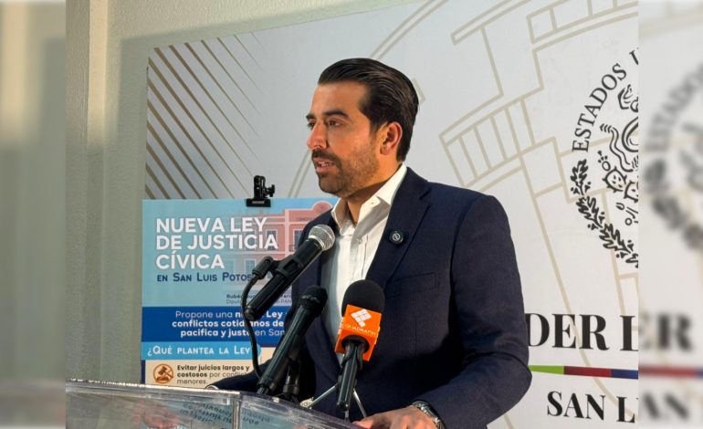  Diputado presenta iniciativa de Ley de Justicia Cívica
