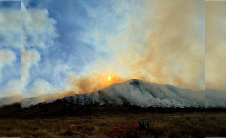  SLP registra tres incendios forestales activos