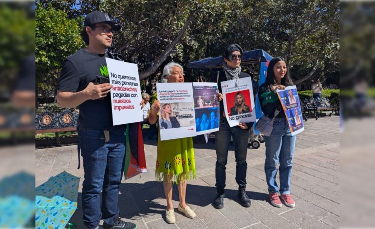  Colectivos potosinos condenan participación de Cayetana Álvarez de Toledo en jornadas del 8M