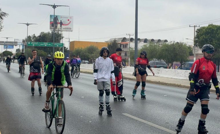  “Queremos ciudades más humanas”: rodada ciudadana exhibe crisis de movilidad en SLP