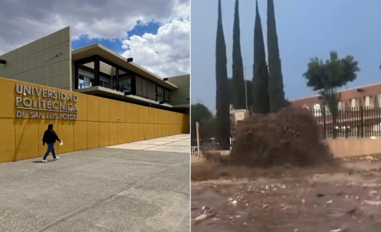  Universidad Politécnica exige solución al drenaje colapsado