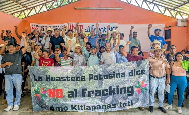  Autoridades comunitarias de Coxcatlán y Axtla acuerdan acciones contra el fracking