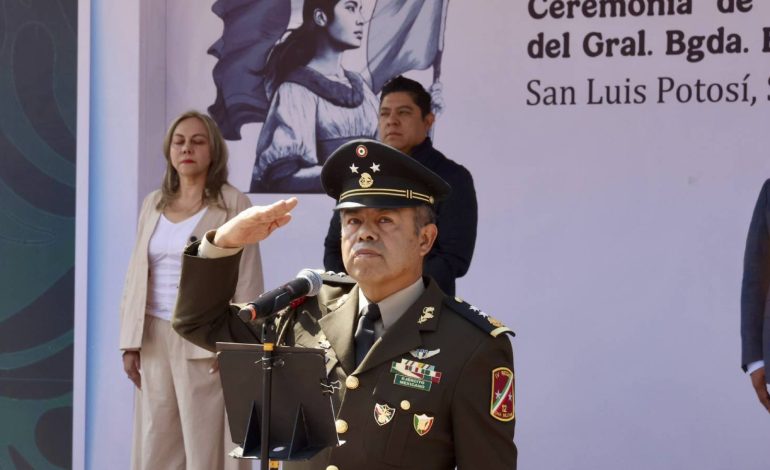  Realizan cambio de mando en la 12va. Zona Militar de SLP