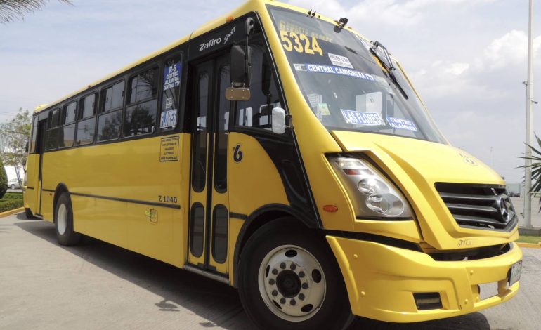  Solo opera el 66% de los camiones autorizados para transporte urbano en SLP