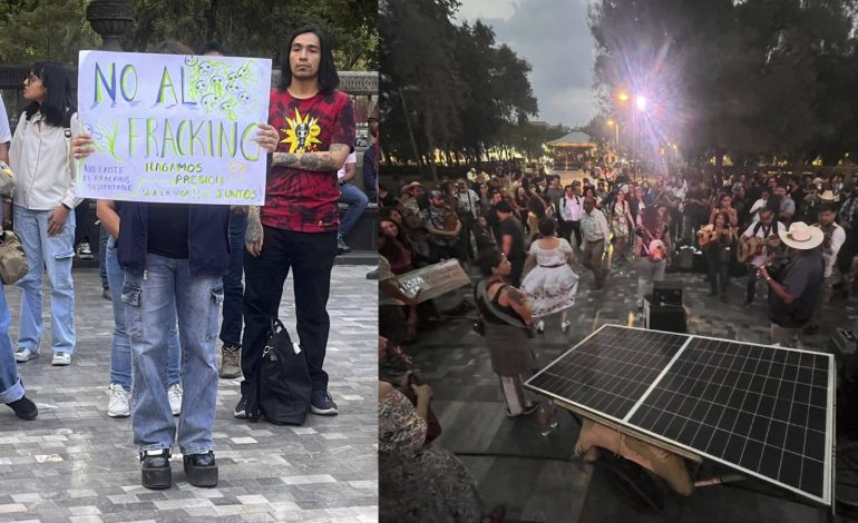  Exigen diálogo de comité científico con comunidades y prohibición del fracking en “Fandango por la vida”