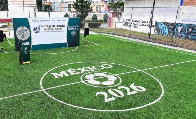  Video | Solo 2 de las 25 canchas prometidas para el Mundial Social están terminadas en SLP