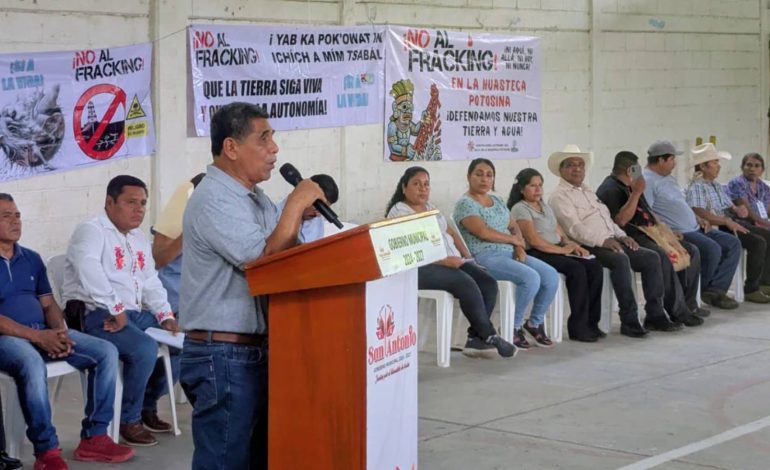  Autoridades indígenas de San Antonio denuncian traición del Gobierno Federal sobre el fracking