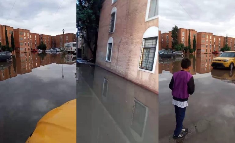  Video | Exigen que se resuelvan inundaciones en avenida del Sauce tras cancelación de drenaje pluvial