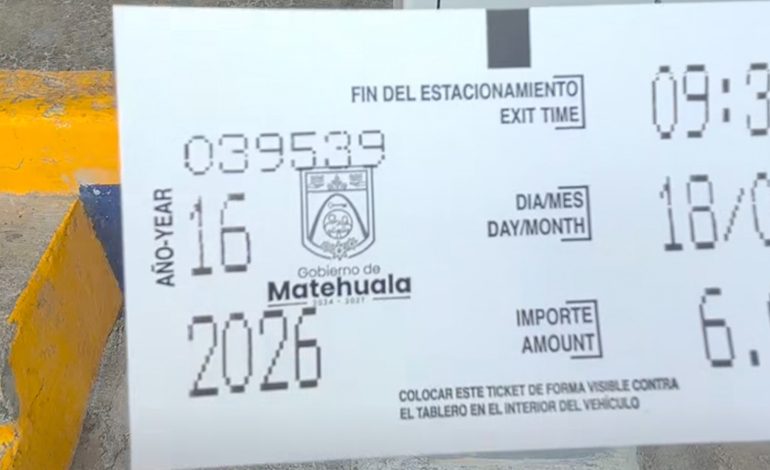  Parquímetro de Ciudad Victoria imprimía tickets con la leyenda “Gobierno de Matehuala”