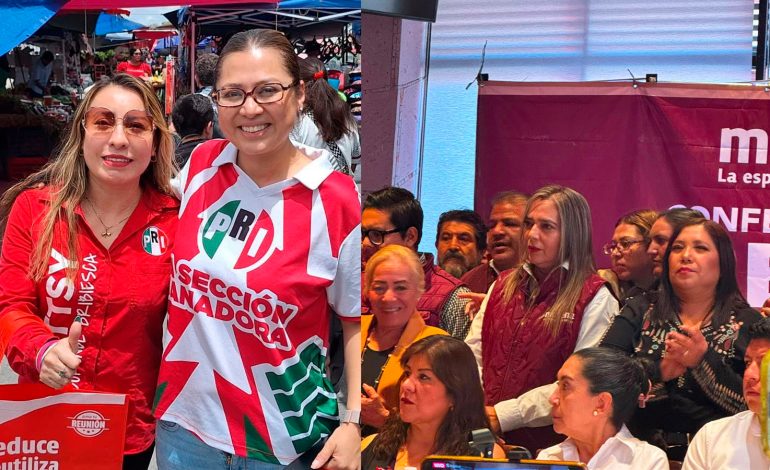  Secretaria general del PRI participa en acto morenista y se suma a proyecto de Sánchez Zumaya