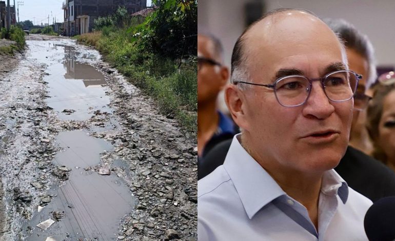  Galindo propone destinar recursos de paso a desnivel del Saucito a calles sin pavimentar de la zona norte