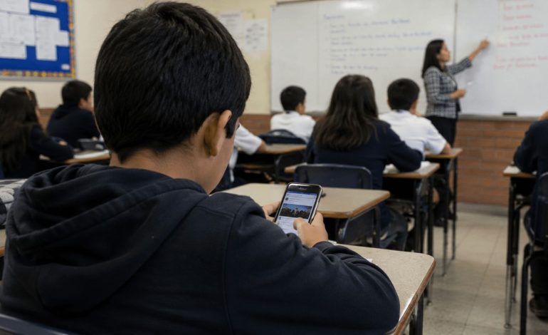  Gallardo busca restringir uso personal de celulares durante toda la jornada escolar