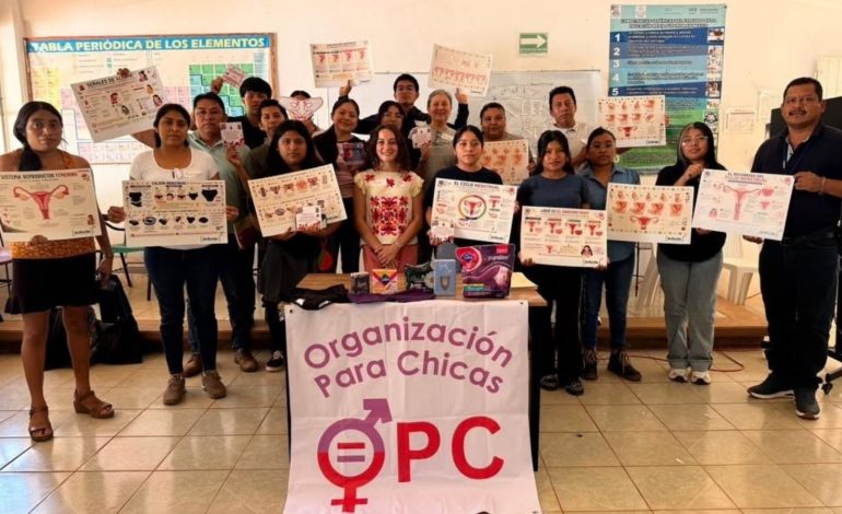  Buscan llevar educación menstrual a comunidades indígenas con guías hechas por y para jóvenes