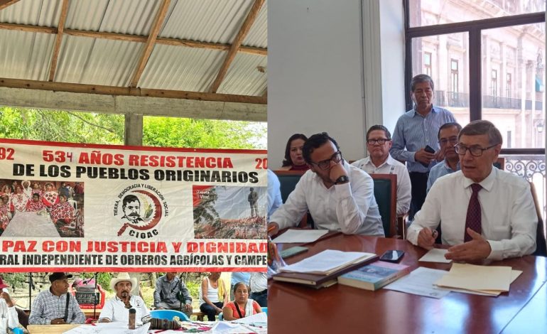  CIOAC pide intervención de la PA para agilizar solución de conflictos agrarios