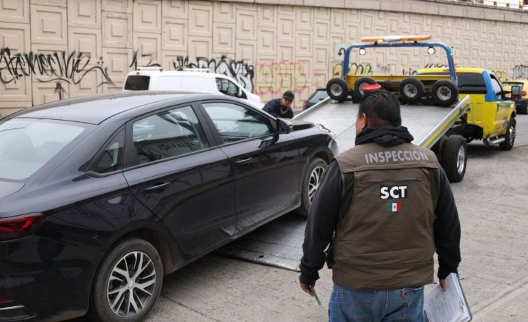  SCT retira más de 20 unidades de transporte irregular