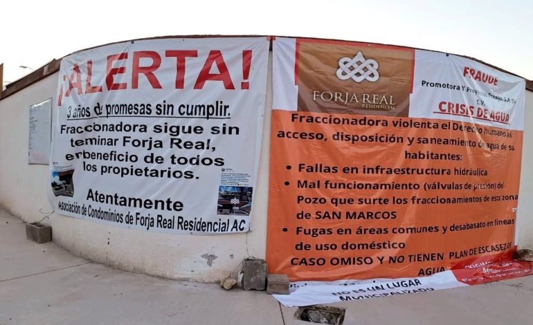  Fraccionamientos en San Marcos Carmona reúnen firmas para exigir acceso al agua y otros servicios